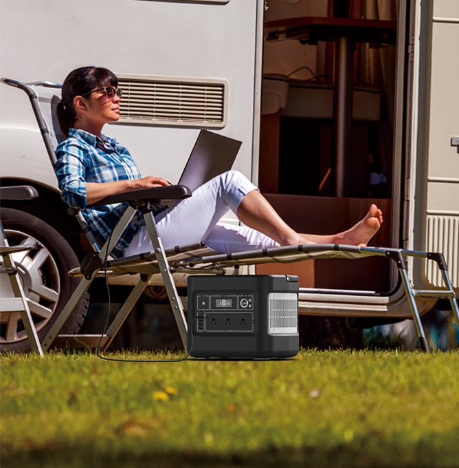 Máy phát điện năng lượng mặt trời có thể sạc lại 1000W để sạc di động