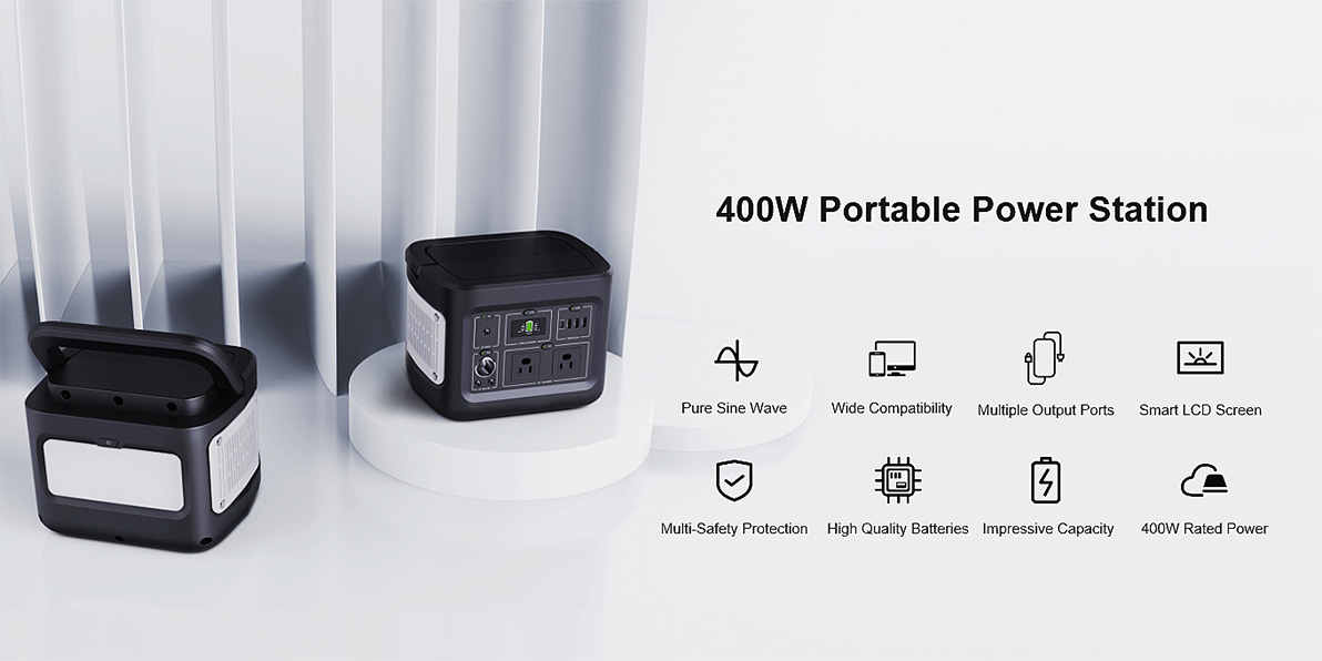 Máy phát điện năng lượng mặt trời miễn phí bảo trì 400W để sạc
